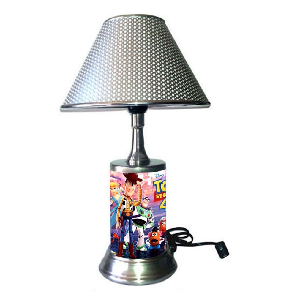 Toy Story lamp with chrome finish shade